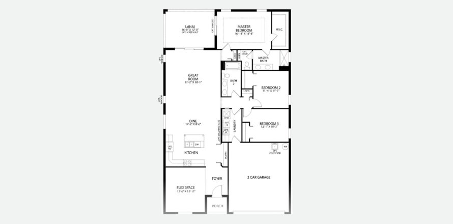 Townhouse floor plan «175SQM AVALON», 3 bedrooms in CROSSTOWN COMMONS