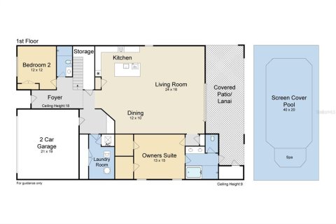 Casa en venta en Kissimmee, Florida, 8 dormitorios, 375.42 m2 № 759181 - foto 15
