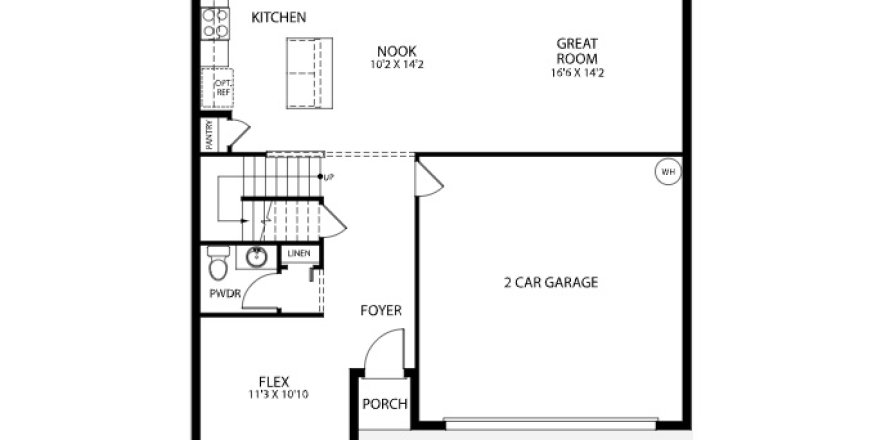 House floor plan «House», 2 bedrooms in Daytona Park Estates Of Deland