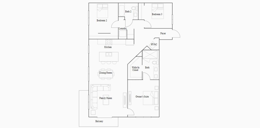 Apartment in URBANA in Doral, Florida 3 bedrooms, 124 sq.m. № 398
