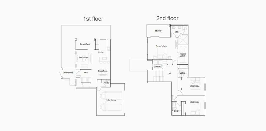 Townhouse floor plan «176SQM CG», 3 bedrooms in URBANA