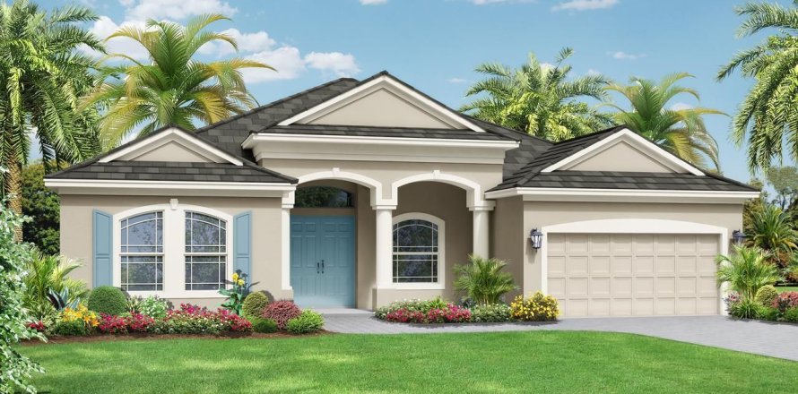 Дом в Hampton Lakes by Medallion Home в Сарасота, Флорида 3 комнаты, 223м2 № 572143