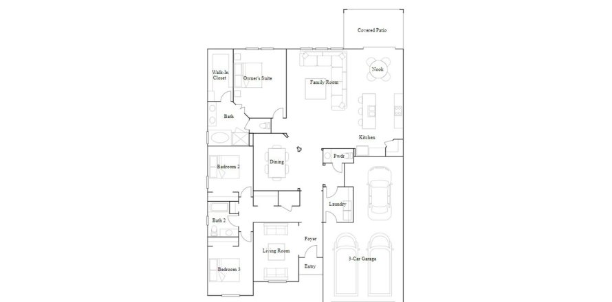 House floor plan «227SQM», 3 bedrooms in STONEYBROOK HILLS