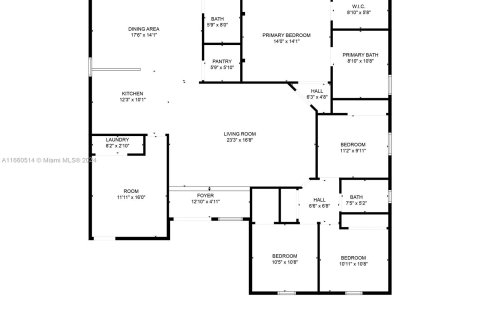 House in Miami, Florida 4 bedrooms, 180.69 sq.m. № 1365747 - photo 4