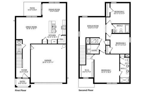 Casa en venta en Wesley Chapel, Florida, 3 dormitorios, 182.18 m2 № 1368482 - foto 13