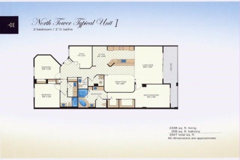 Condo in Hutchinson Island South, Florida, 3 bedrooms  № 936812 - photo 1