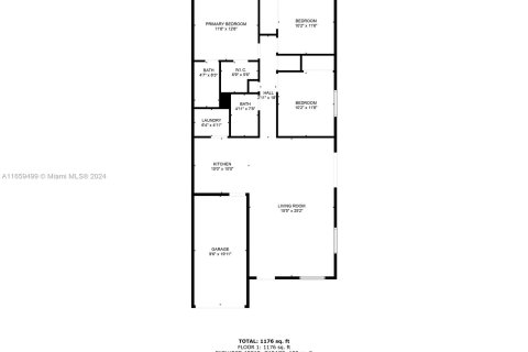 House in Miami, Florida 3 bedrooms, 109.25 sq.m. № 1364227 - photo 24