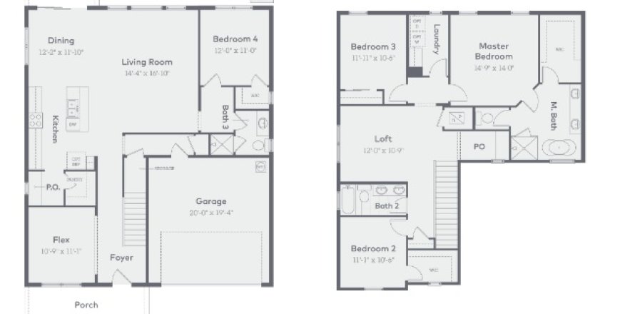 Планировка виллы или дома «House» 4 спальни в ЖК Isle of Bayview