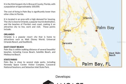 Casa en venta en Palm Bay, Florida, 3 dormitorios, 139.35 m2 № 1401005 - foto 2