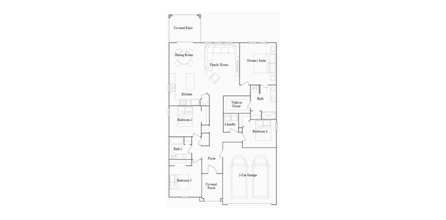 House floor plan «172SQM», 4 bedrooms in LIBERTY PRESERVE