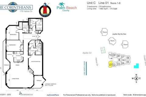 Condo in Jupiter, Florida, 3 bedrooms  № 1163143 - photo 20