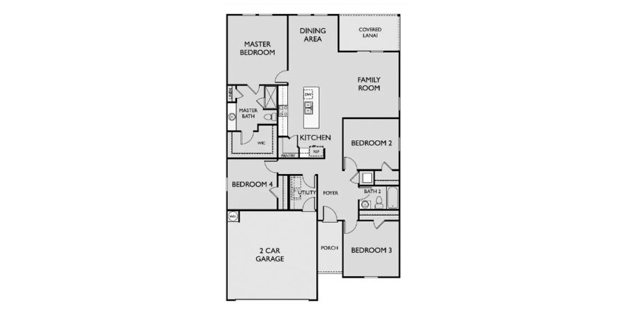 Townhouse floor plan «167SQM LUNA», 4 bedrooms in SUNBROOKE