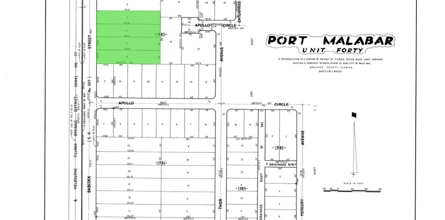 Land in Palm Bay, Florida № 1168571