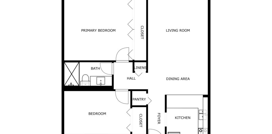 Condo in Lake Worth, Florida, 2 bedrooms  № 590806