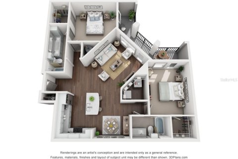 Appartement à louer à Tampa, Floride: 2 chambres, 126.72 m2 № 997274 - photo 2