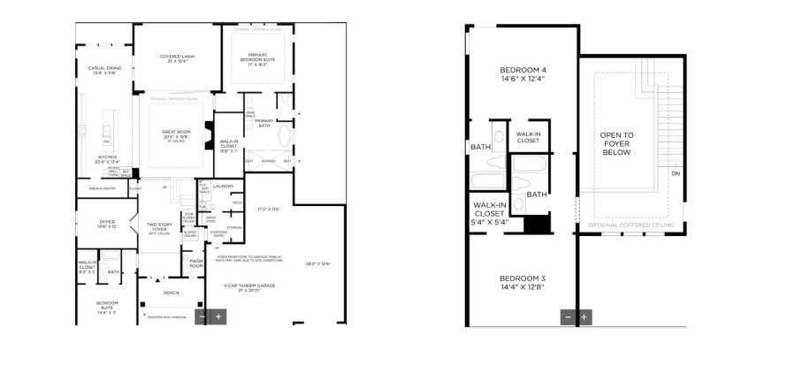 House floor plan «House», 4 bedrooms in Bartram Ranch