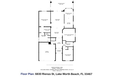 Villa ou maison à vendre à Lake Worth, Floride: 3 chambres, 164.25 m2 № 819129 - photo 1