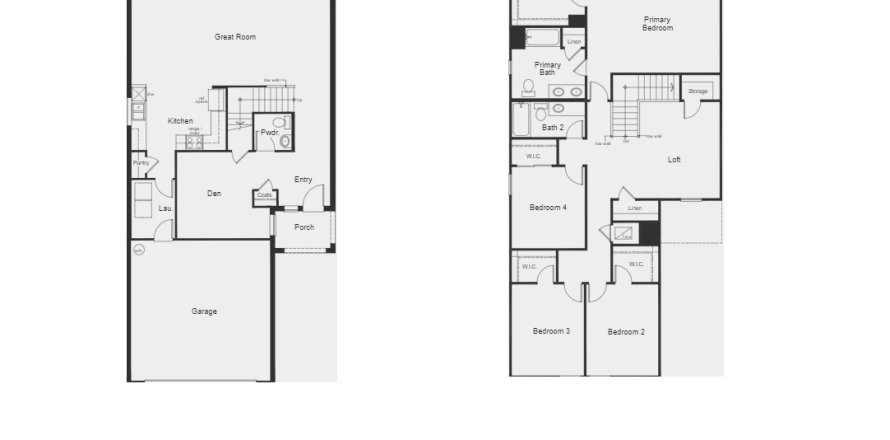 House floor plan «House», 4 bedrooms in Sawgrass Lakes I