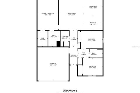 Купить виллу или дом в Киссимми, Флорида 6 комнат, 139.82м2, № 1273189 - фото 17