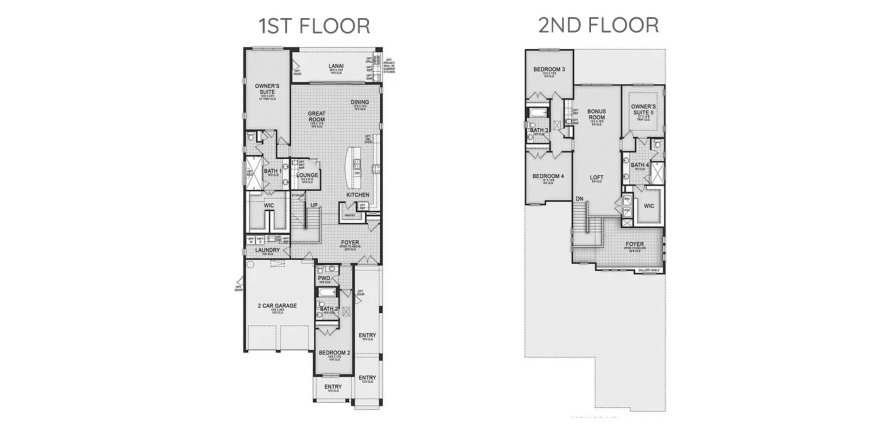 Townhouse floor plan «387SQM WINSTON», 5 bedrooms in SHOREFRONT COVE