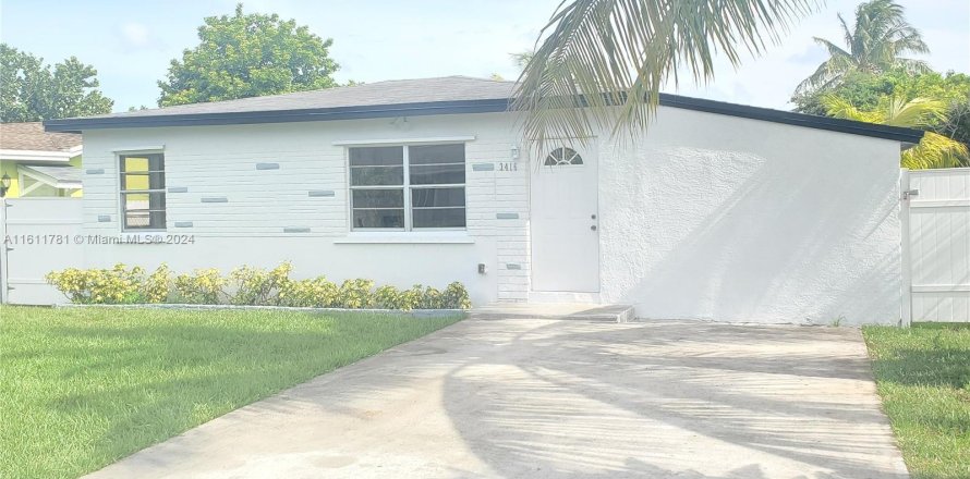 House in Fort Lauderdale, Florida 3 bedrooms, 92.9 sq.m. № 1272786