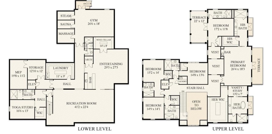 House in Palm Beach, Florida 6 bedrooms, 1240.52 sq.m. № 952175