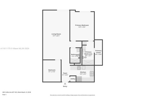 Condo in Miami Beach, Florida, 2 bedrooms  № 1233966 - photo 14