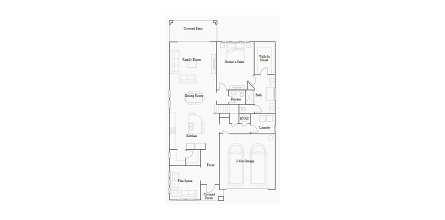 Планировка виллы или дома «274SQM» 4 спальни в ЖК CONNERTON

