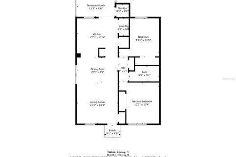 Купить кондоминиум в Окала, Флорида 4 комнаты, 91.04м2, № 1427086 - фото 20