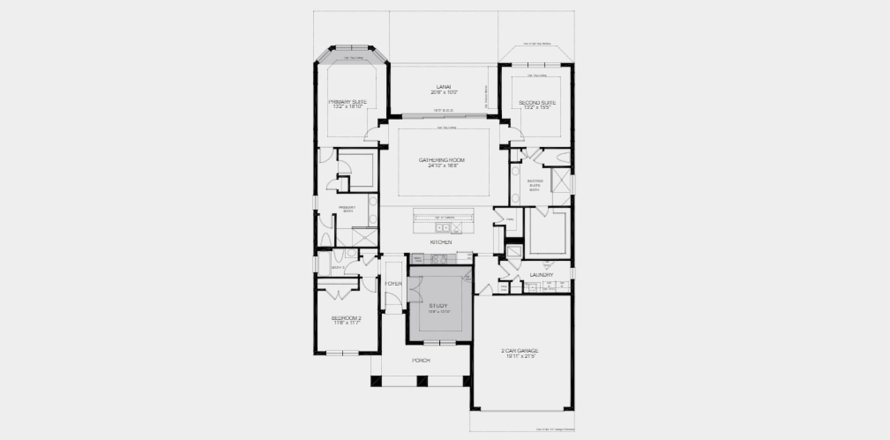 Townhouse floor plan «217SQM AMBRA», 3 bedrooms in ESPLANADE BY THE ISLANDS