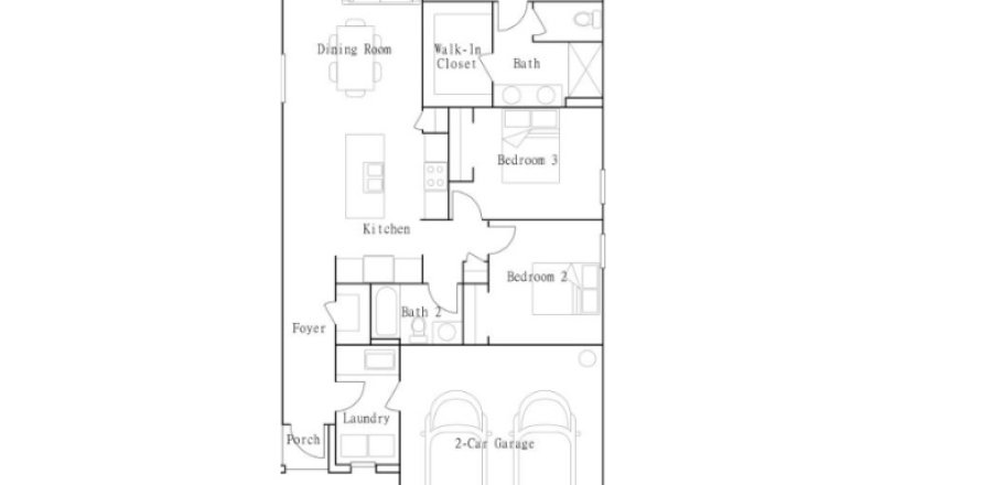 House floor plan «House», 3 bedrooms in Preserve at LPGA - Legacy Collection