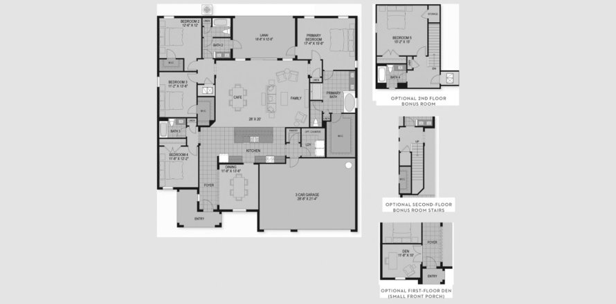Планировка таунхауса «308SQM BRENTWOOD EXECUTIVE» 5 спален в ЖК ARDMORE RESERVE