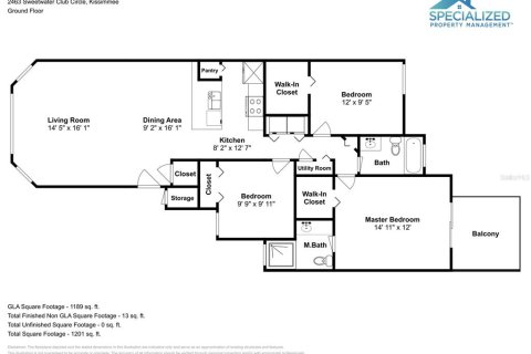 Condominio en venta en Kissimmee, Florida, 3 dormitorios, 113.34 m2 № 1307372 - foto 16