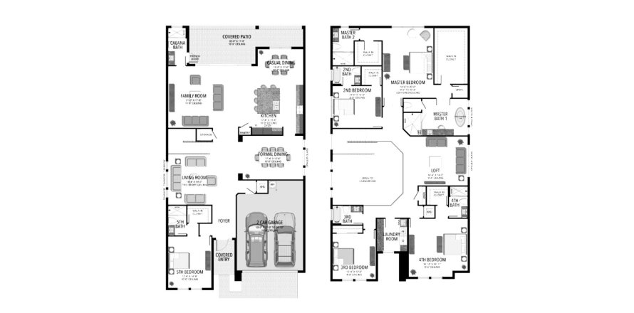 House floor plan «420SQM», 5 bedrooms in LOTUS PALM