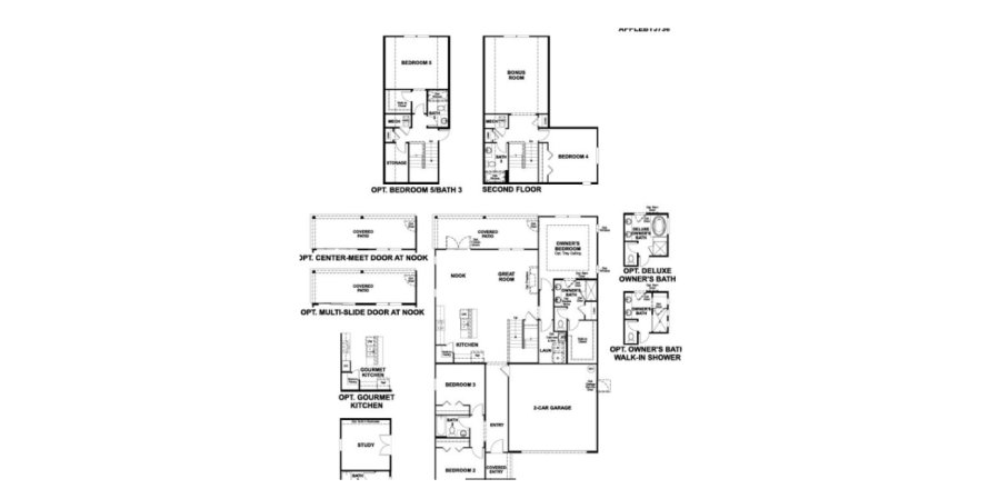 House floor plan «House», 4 bedrooms in Grand Creek South