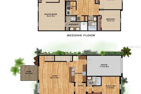 Townhouse in Seffner, Florida 4 bedrooms, 197.05 sq.m. № 1317856 - photo 5