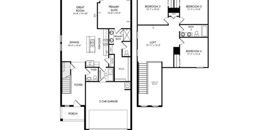 House floor plan «floor 1812 Carnostie Road», 4 rooms in Villamar - Classic Series