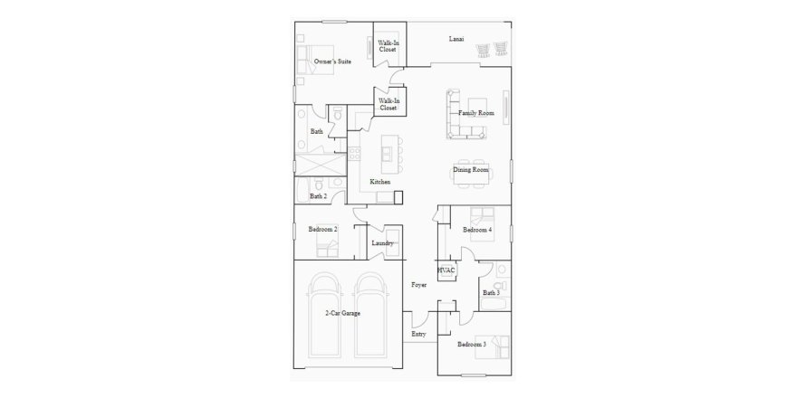 Планировка виллы или дома «188SQM» 4 спальни в ЖК ARBORWOOD PRESERVE