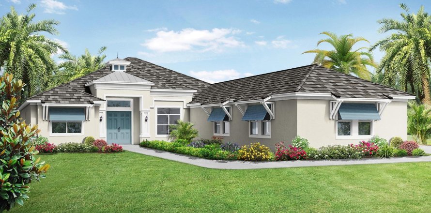House in Hampton Lakes by Medallion Home in Sarasota, Florida 3 bedrooms, 364 sq.m. № 572145