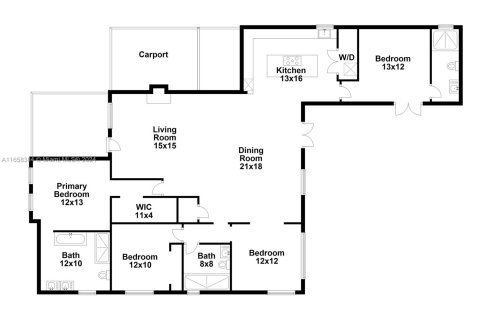 House in Coral Gables, Florida 4 bedrooms, 179.3 sq.m. № 1365341 - photo 28