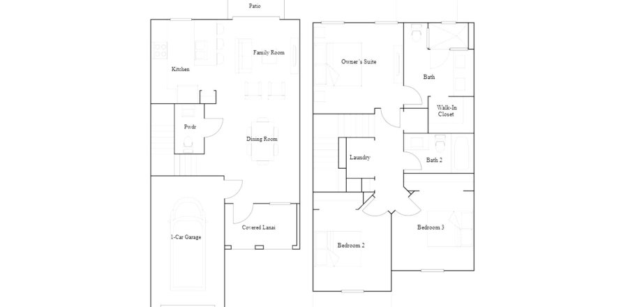 House in THE RIVIERA in Homestead, Florida 3 bedrooms, 123 sq.m. № 26548
