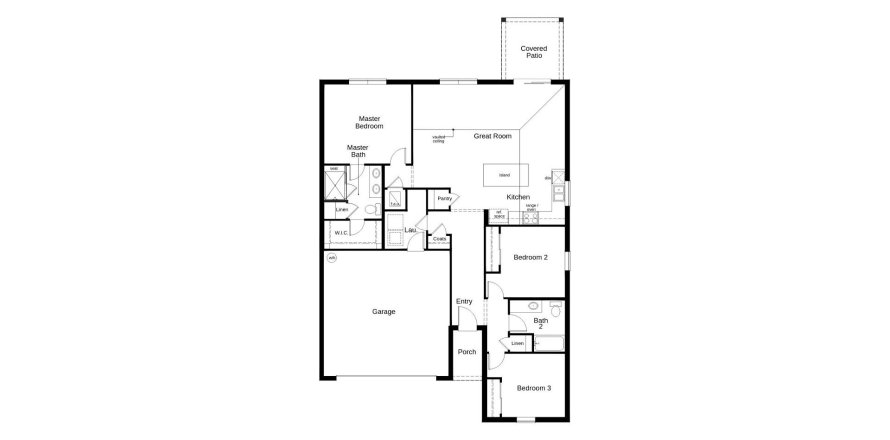 Townhouse floor plan «143SQM 80», 3 bedrooms in WILLIAMS POINTE