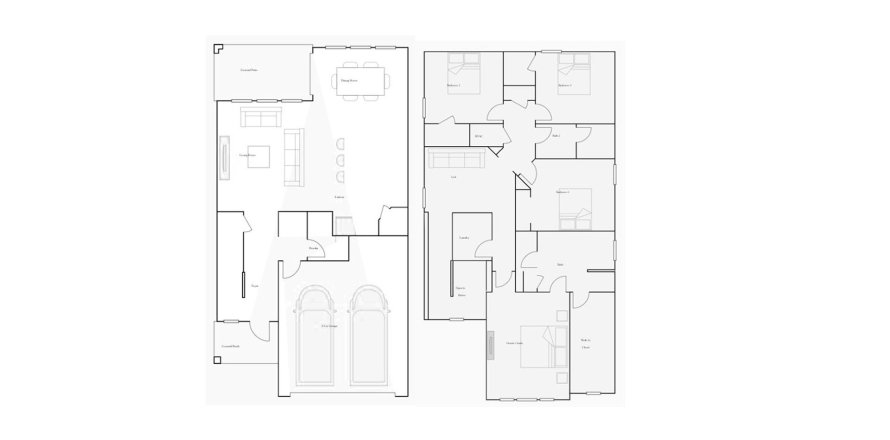 House floor plan «216SQM», 4 bedrooms in BRYANT SQUARE

