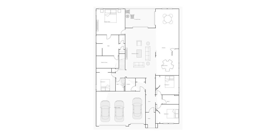 House floor plan «246SQM», 4 bedrooms in FREEDOM CROSSINGS PRESERVE

