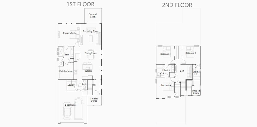 Townhouse floor plan «211SQM CHLOE», 4 bedrooms in HEATH PRESERVE
