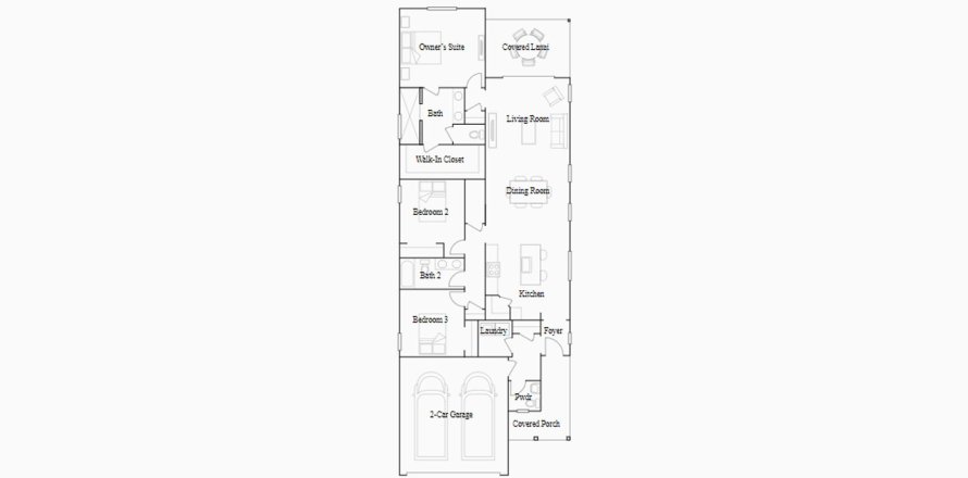 Townhouse floor plan «159SQM ALEXIA», 3 bedrooms in HEATH PRESERVE