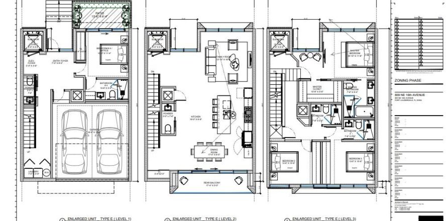 Adosado en Fort Lauderdale, Florida 4 dormitorios, 243.96 m2 № 940959