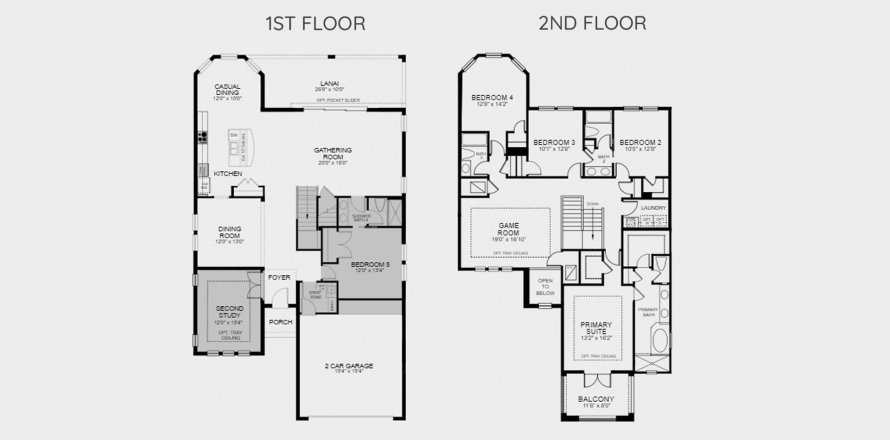 Townhouse floor plan «318SQM BARBADOS», 5 bedrooms in BELLALAGO