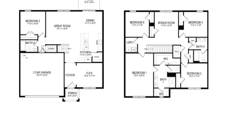 House floor plan «House», 5 bedrooms in Bella Lago