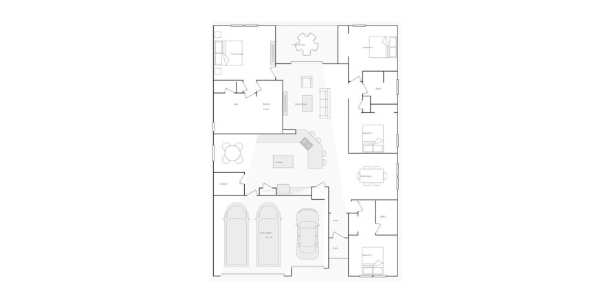 House floor plan «210SQM», 4 bedrooms in FREEDOM CROSSINGS PRESERVE

